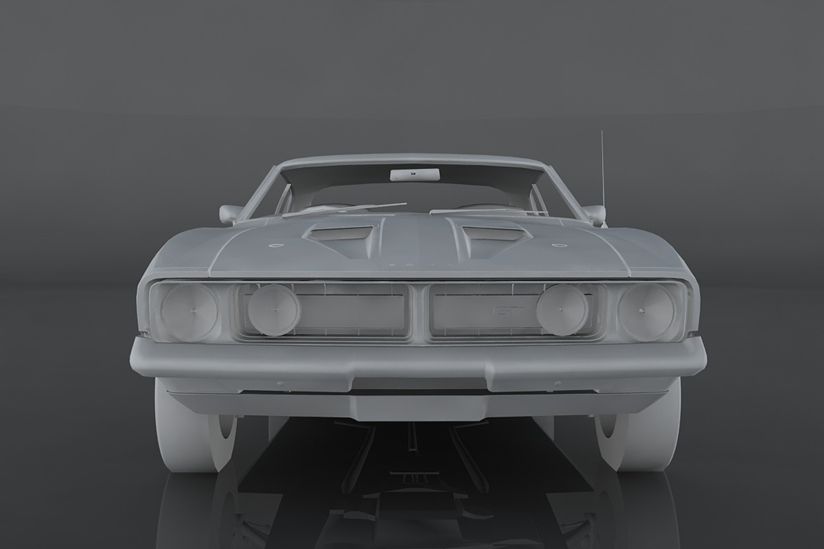 Ford XB Falcon GT, a Cars & Vehicle 3D Model by valtriiu (Photo 11 of 12)