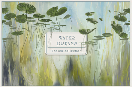 Fresco collection Water Dreams, a Wallpaper Graphic by Natalia0307