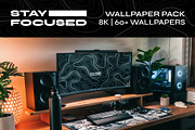 Stay Focused Wallpaper Pack, a Background Graphic by CDS Premium (Thumbnail 1 of 6)