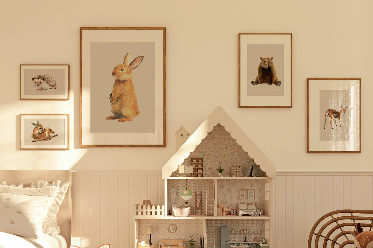 Minimalist posters for little ones, a Background Graphic by Purple (Photo 3 of 10)