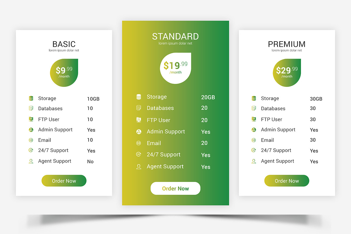 Pricing Table, a Templates & Theme by ARP Creation (Photo 3 of 8)