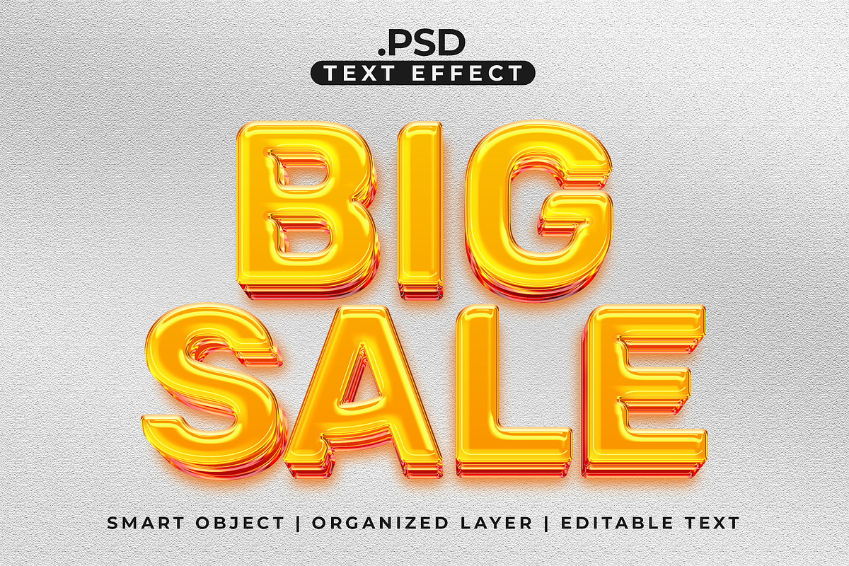 Big Sale Text Effect, a Brushes & More by Asofa Studio