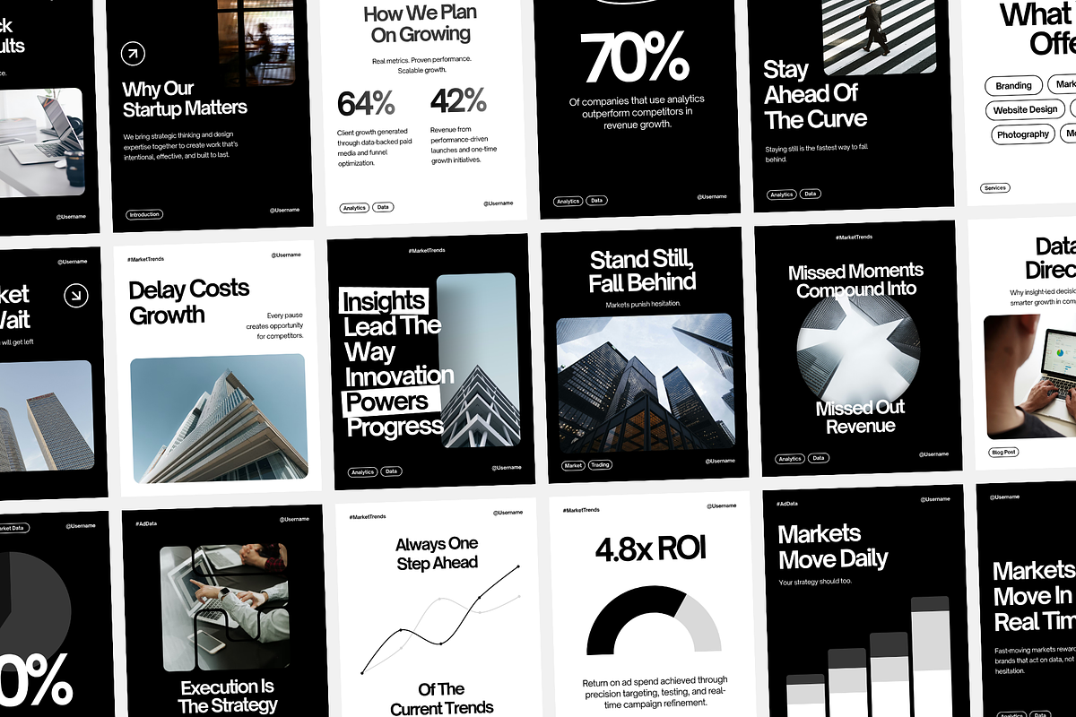 Modern Business Agency Templates, a Social Media Template by Defects (Photo 2 of 5)