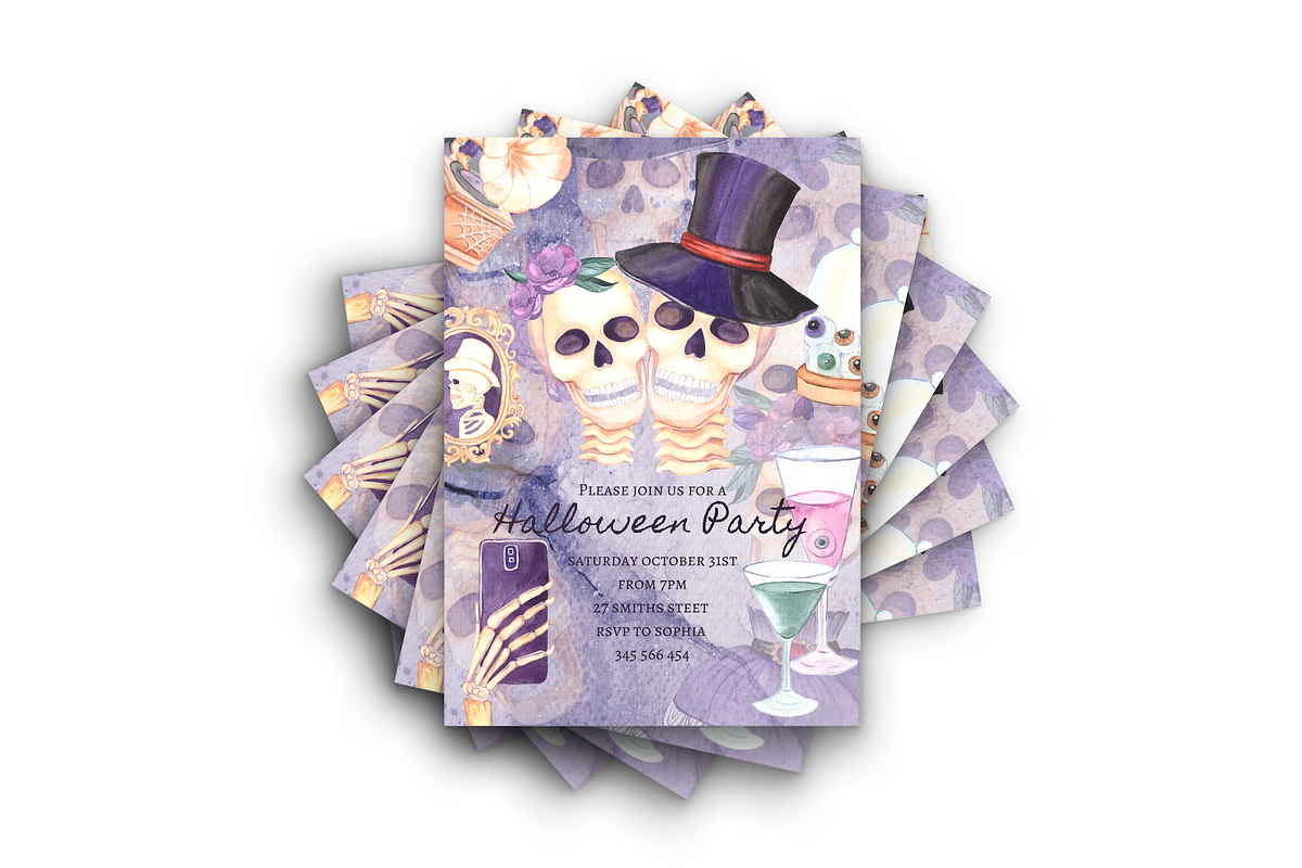 Halloween Party Invitation, an Invitation Template by ForeverPrint (Photo 1 of 6)