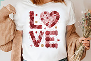 Love Valentines Png, Faux Yarn Valen, an Illustration by Designking (Thumbnail 3 of 6)