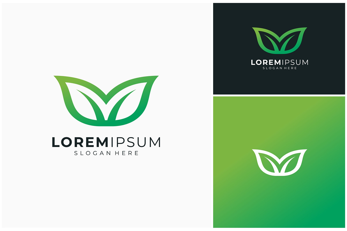 Letter M Leaf Fresh Logo, a Branding & Logo Template by ika trisiana (Photo 1 of 2)