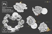 White Rose Petals photo overlays, an Object Graphic by 2SUNS (Thumbnail 5 of 9)