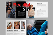 Fashion Outfit Magazine Template, a Magazine Template by ContestDesign (Thumbnail 4 of 5)