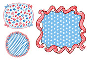 4th of July Frames Hand Drawn PNG, a Seasonal Illustration by CitraGraphics (Thumbnail 3 of 6)