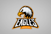 Eagle mascot sport logo design, an Animal Illustration by provector (Thumbnail 1 of 3)