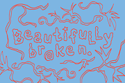 Meltopia Outline Retro Font, a Handwritten Font by Nonceni (Thumbnail 2 of 9)