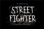STREET FIGHTER FONT, a Blackletter Font by syabab studio (Thumbnail 1 of 7)