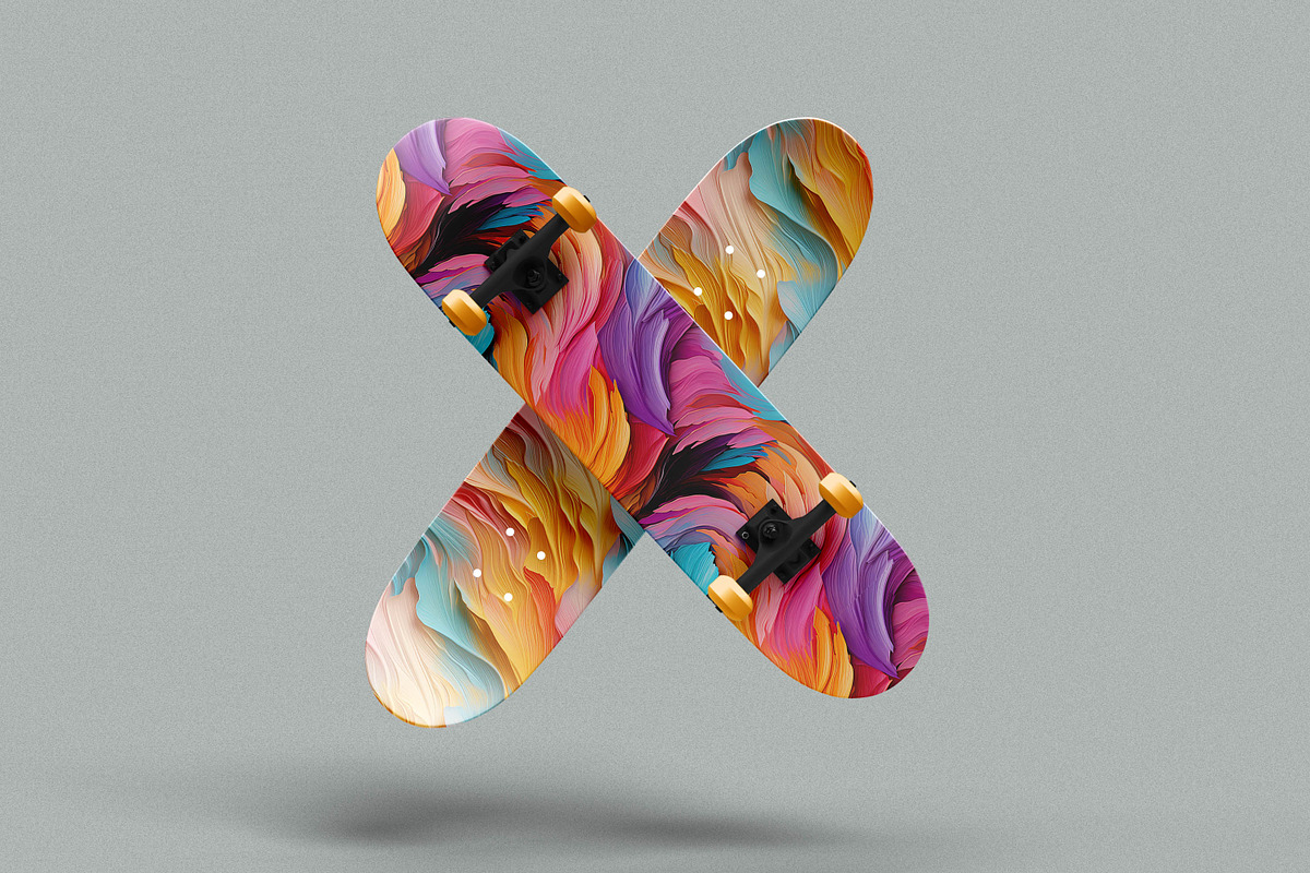 Colorful Oil Paint Strokes Pattern, a Pattern Graphic by Forhadx5 (Photo 11 of 14)