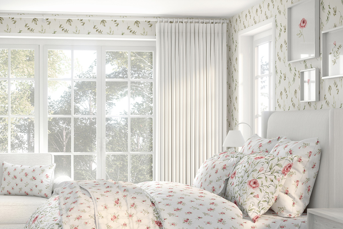 Watercolor Blush Roses Floral Set, a Decorative Illustration by Carol Lozove (Photo 48 of 50)