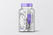 Vitamin & Supplement Bottle Mockup, a Cups & Container Mockup by Mockupdaddy (Thumbnail 2 of 28)