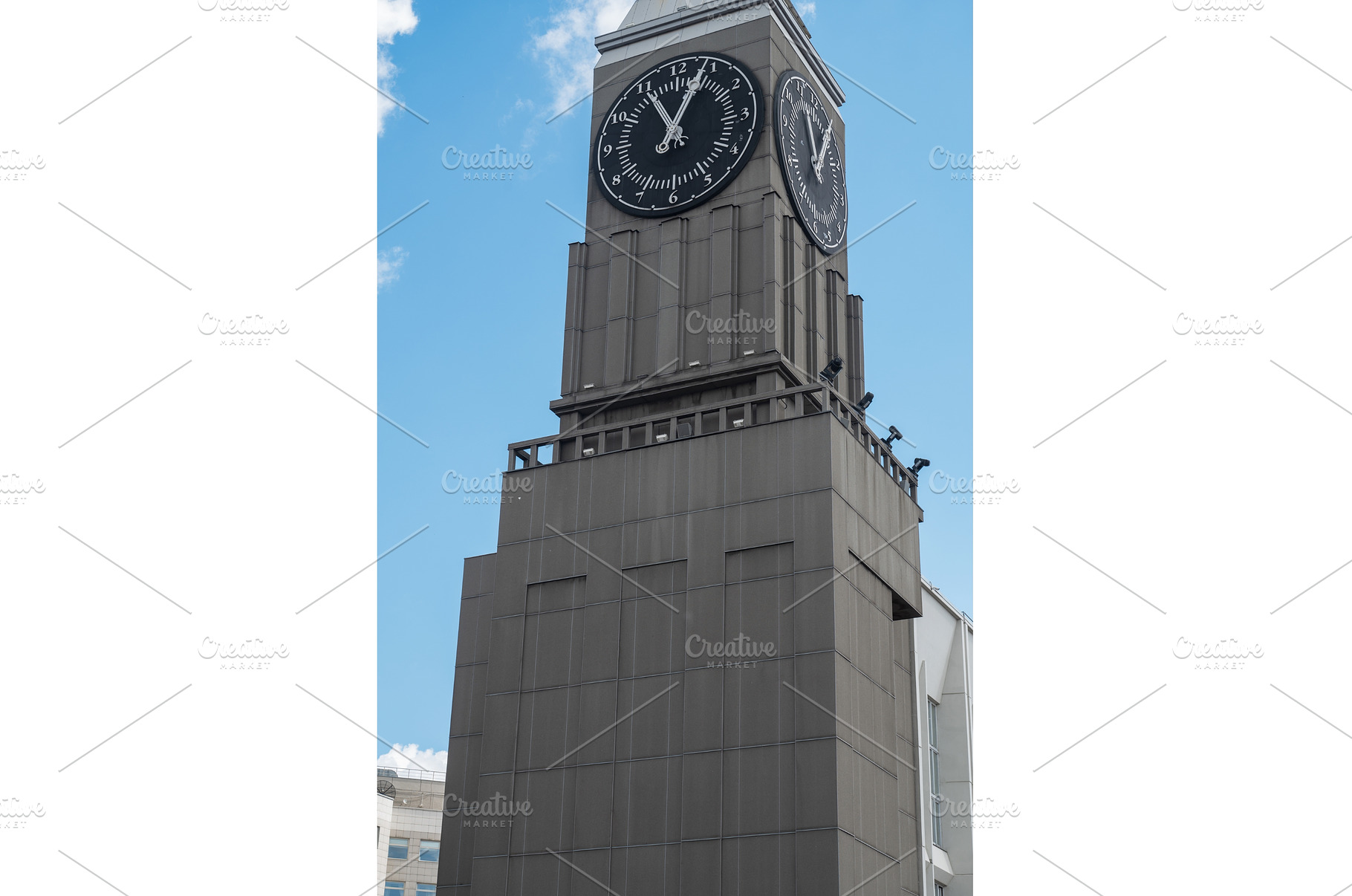 Krasnoyarsk Clock Tower in, an Architecture Photo by Jan Jack Russo Media