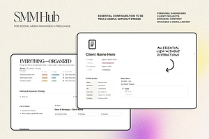 Notion SMM Hub For Freelancer
