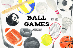Sports Clipart, a Sport Illustration by Paulaparaula