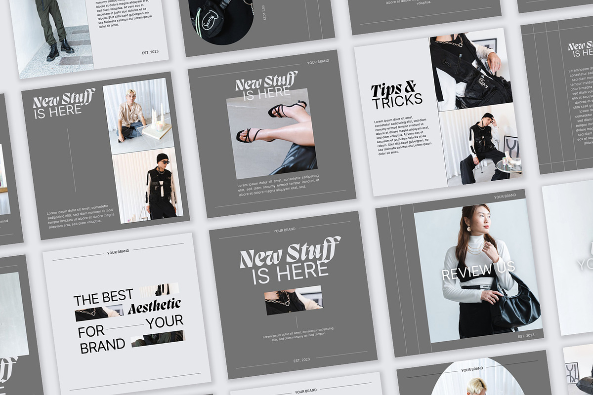 Instagram SocialMedia CANVA Fashion, a Social Media Template by Vermeulen Design Studio (Photo 2 of 4)