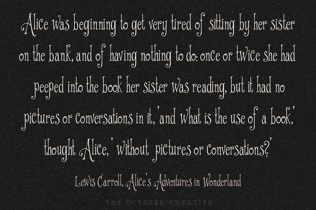 Wishbitten Storybook Serif Font, a Serif Font by The October Creative (Photo 5 of 8)