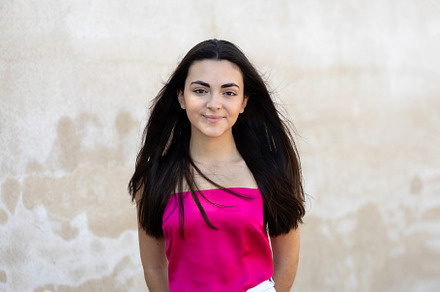 Portrait of a happy lovely and beautiful Spanish young woman in, a Person Photo by José Manuel Gelpi
