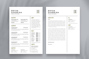 Resume CV Template with Logo, a Resume Template by Blackcloud_Creations (Thumbnail 3 of 10)