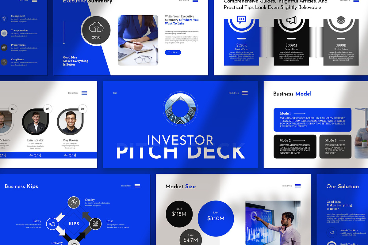 Investor Pitch Deck Presentation, a Templates & Theme by Pradaxa (Photo 4 of 6)