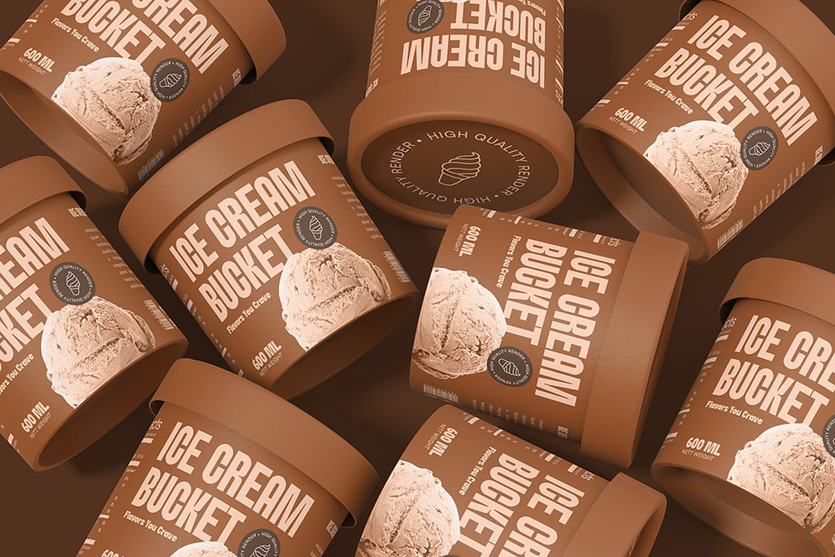 Ice Cream Mockup, a Packaging Mockup by vectorstockstudi0 (Photo 4 of 4)