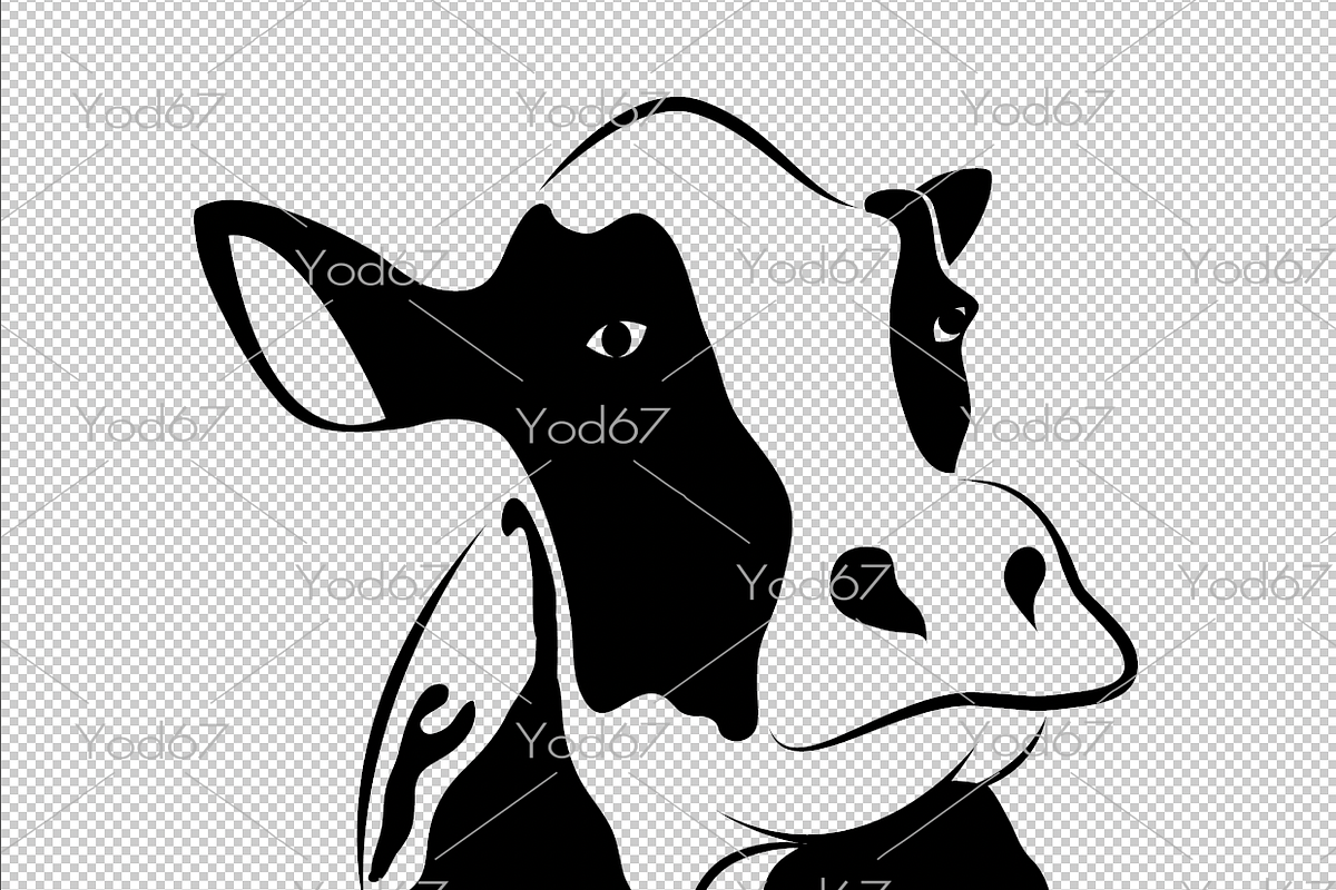 Vector of a cow on white background. preview 2