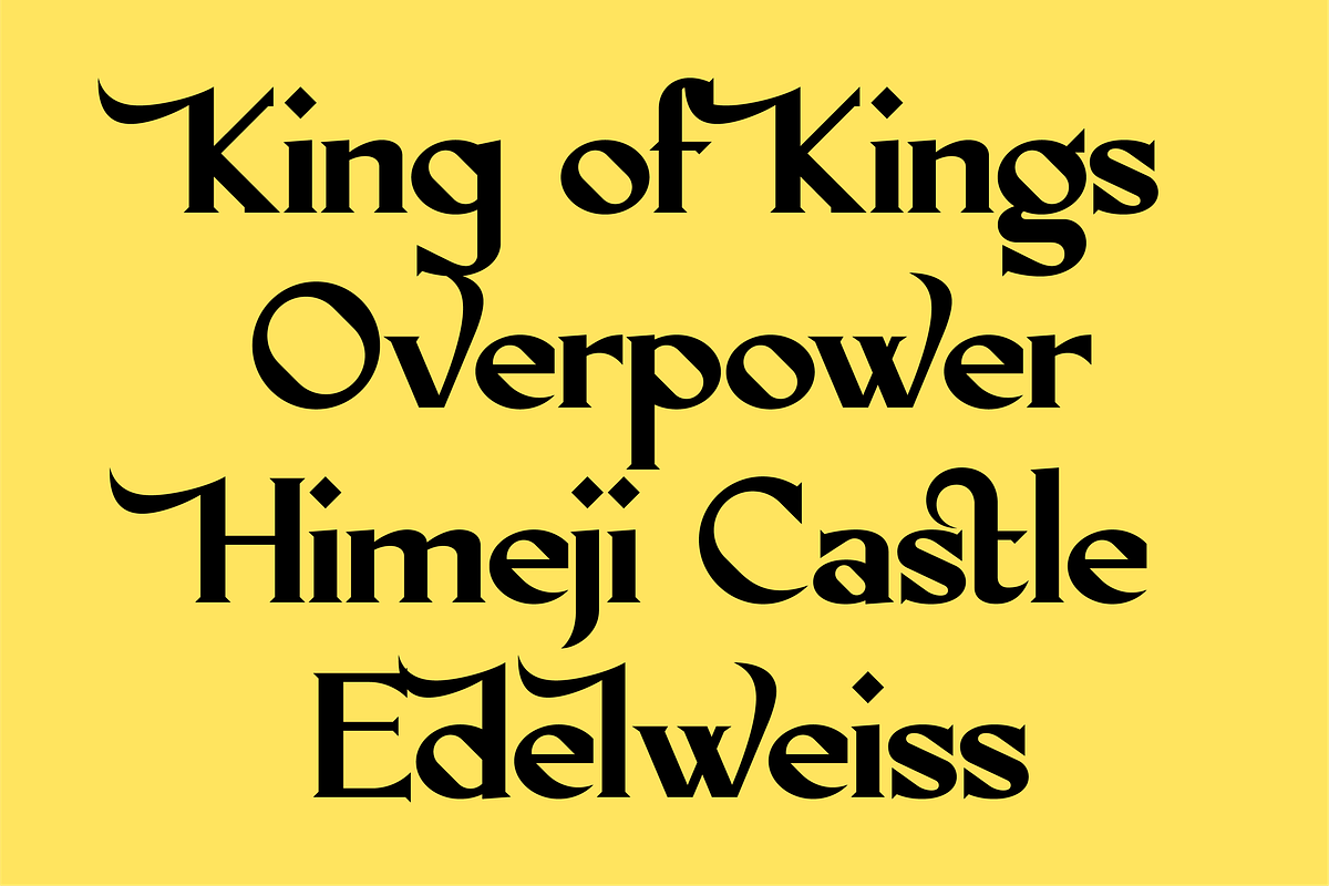 AO Orchid - Decorative Typeface, a Serif Font by OwunStudio (Photo 14 of 15)