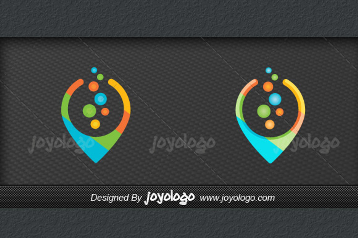 3D Circle Bubbles Chat Point Logo, a Branding & Logo Template by joyologo (Photo 3 of 5)