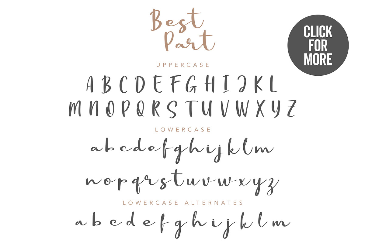 Best Part - Beauty Casual Font preview 7