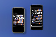 Black New Years Party Flyer Set, a Flyer Template by graphicook (Thumbnail 5 of 6)