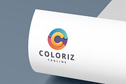 Colorful Circular C Letter Logo, a Branding & Logo Template by Design_Planet (Thumbnail 1 of 2)