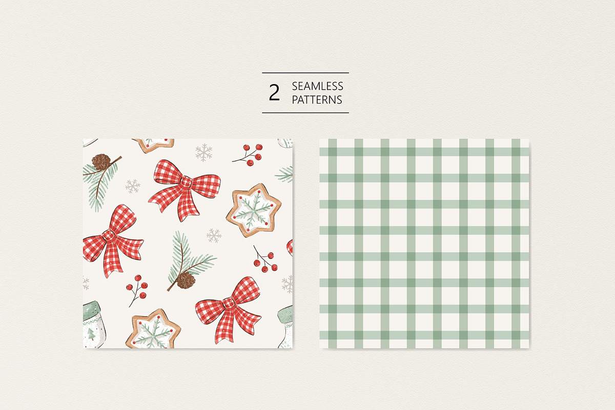 Winter holidays, a Pattern Graphic by Olena Kuznietsova (Photo 2 of 9)