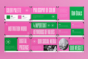 Pink Green Brand Power Point, a Presentation Template by graphicook (Thumbnail 3 of 4)