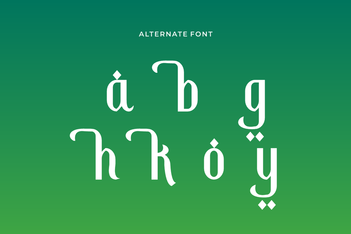 Laliyah - Arabic Ramadhan Font, a Sans Serif Font by Iqsiart Studio (Photo 8 of 8)