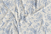 Birds & Blooms Vintage Toile Pattern, an Object Graphic by Olya Creative (Thumbnail 2 of 6)