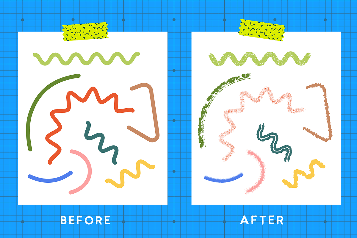 Illustrator Fineliner Brushes 15x, a Brush Add-On by Esther Nariyoshi (Photo 2 of 7)