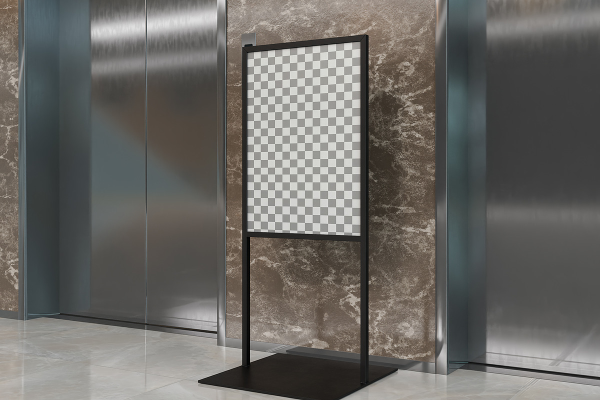 Standee Banner Mockup, an Advertising Mockup by mockupbuys (Photo 2 of 5)