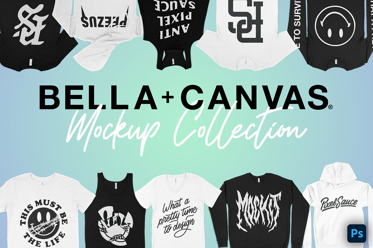 Bella + Canvas Mockup Essentials, a Hoody Mockup by Pixel Sauce™ (Photo 1 of 6)