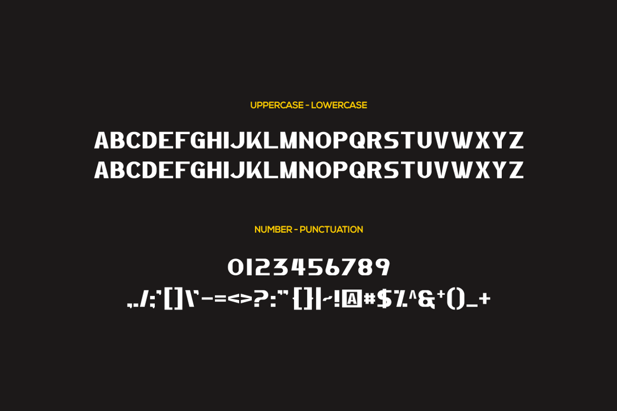 Avartanc - Font, a Sans Serif Font by artchiles_design (Photo 4 of 6)