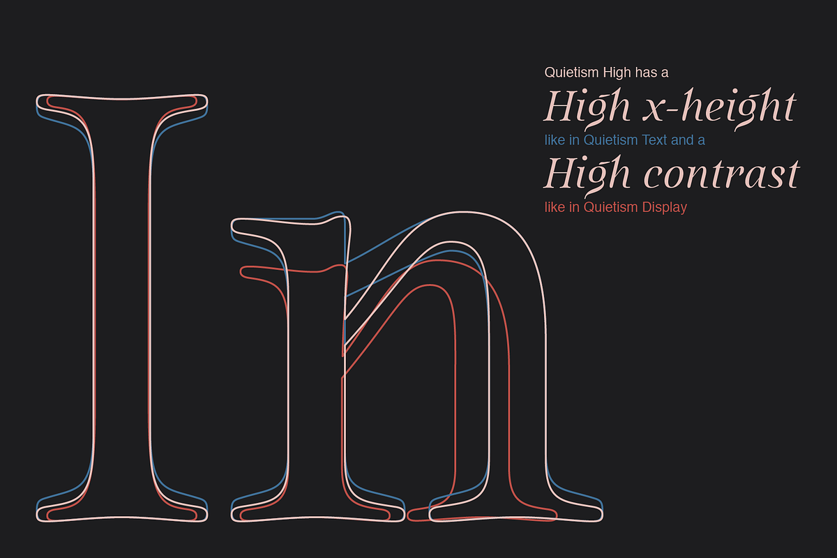 Quietism High font, a Serif Font by Michael Rafailyk (Photo 4 of 8)