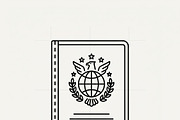 Bundles Travel Navigation Icon, an Outline Icon by adenpinkstore (Thumbnail 16 of 18)