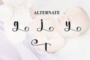 Babycute | Script Font, a Handwritten Font by Scratchones (Thumbnail 8 of 9)