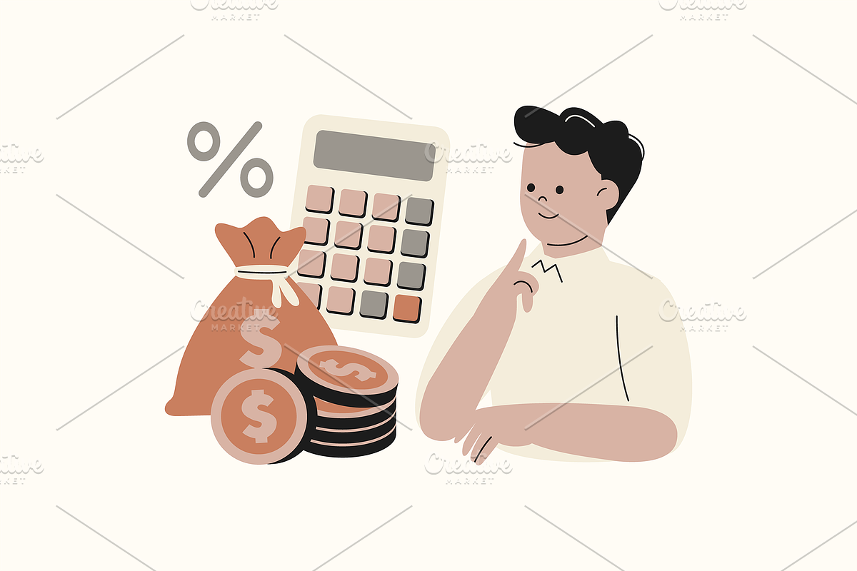 Early Retirement Illustration, an Object Graphic by Jump Studio (Photo 11 of 13)
