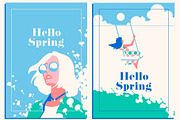 8 Spring Posters & Sale Banners, a Decorative Illustration by Alexander Baidin (Thumbnail 5 of 7)