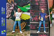 Kids Girl T-Shirt PSD Mockups Vol8, a Shirt Mockup by Hi, Mock-Up! (Thumbnail 6 of 8)