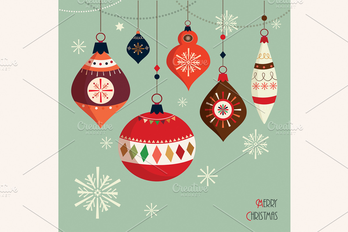 Christmas Balls Pack, a Decorative Illustration by Inkant Studio (Photo 3 of 3)