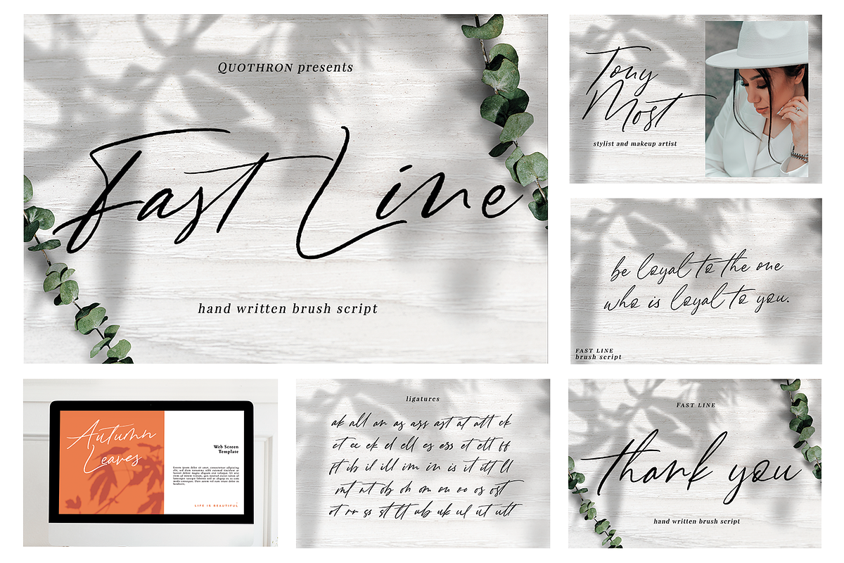 Hand Written Font Bundle 90 in 1, a Script Font by Quothron (Photo 17 of 64)